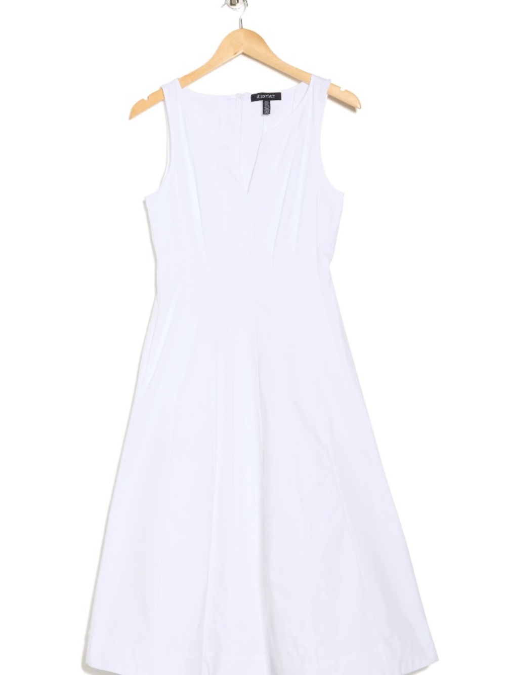 Ellen Tracy White Cotton Dress